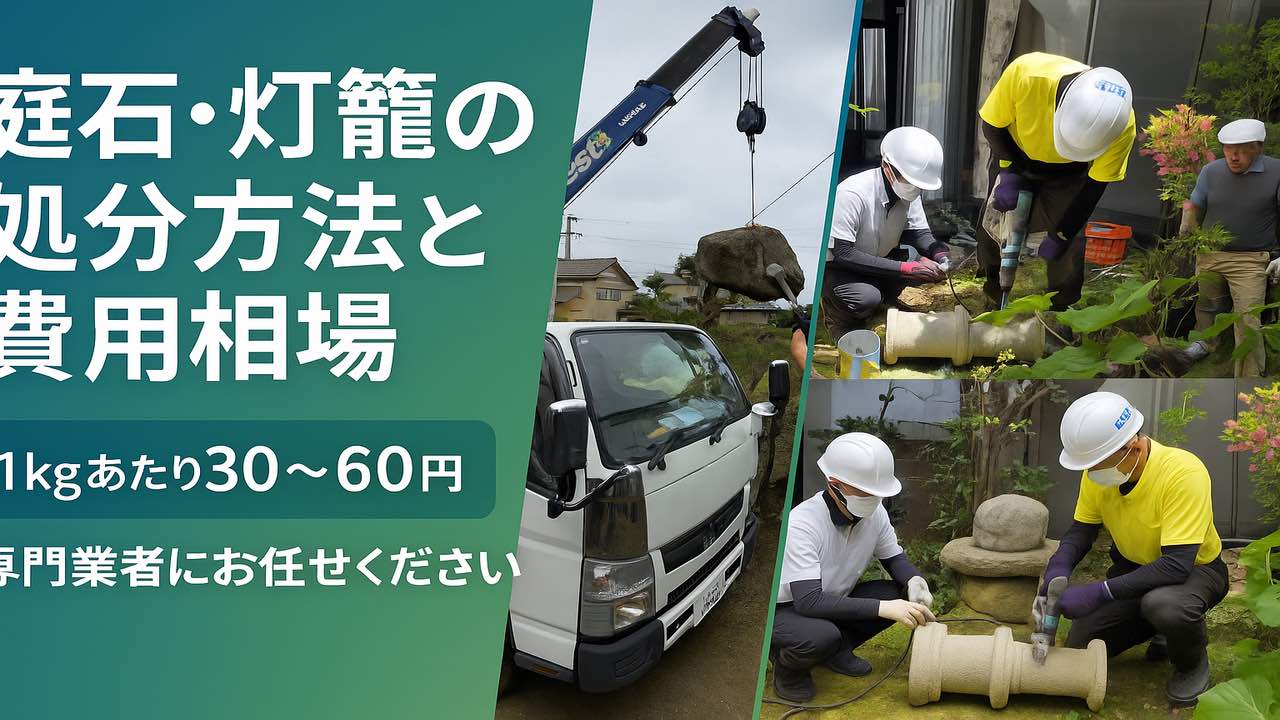 庭石・灯籠の処分方法まとめ】費用相場から買取、供養まで徹底解説 